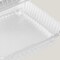 50 Count 8" Hoagie Hinged Food Containers Bulk Durable Takeout Boxes
